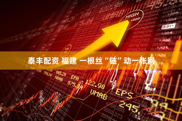 泰丰配资 福建 一根丝“链”动一张网